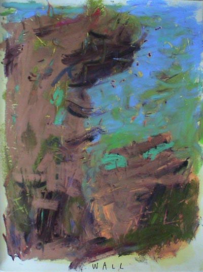 DP030-Wall-13x10 in-Oil pastel paper-2003