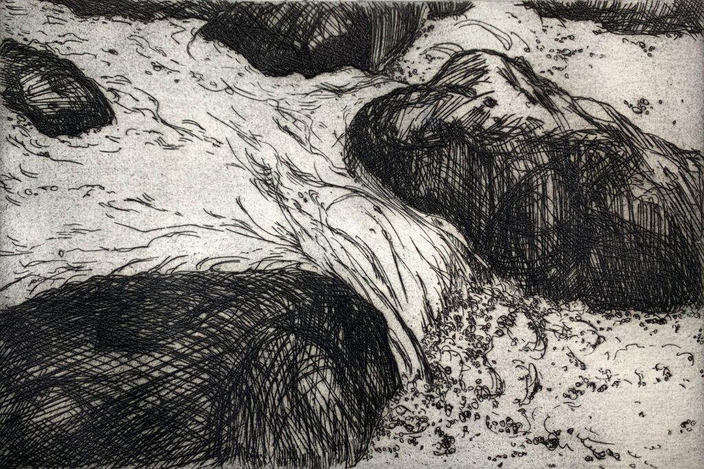 Rocky Creek · Etching · 1981