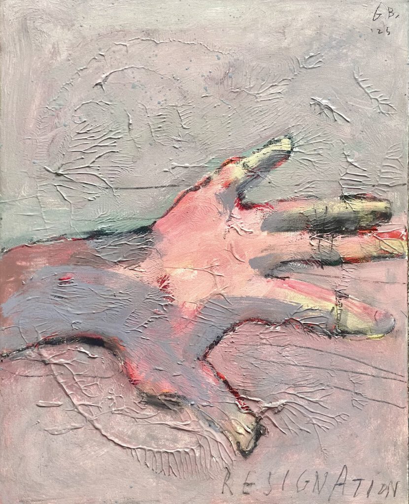 Resignation · 20×16in · Oil on Canvas · 2025
