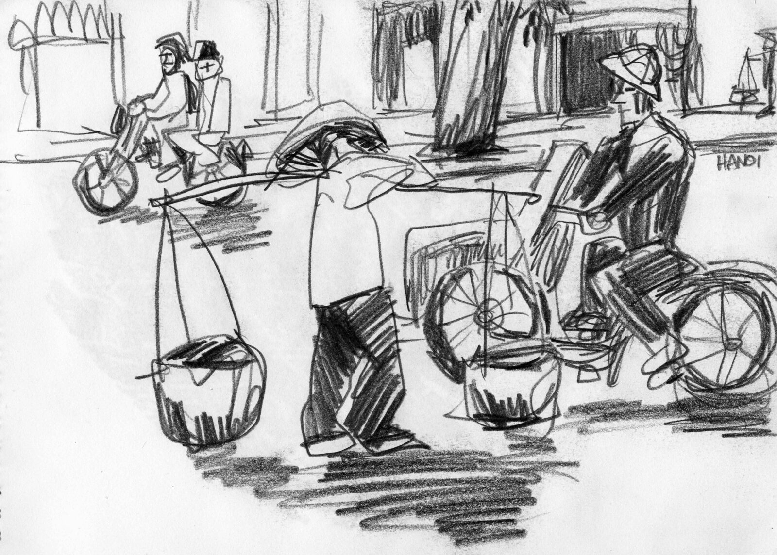 Vietnam Street Scene, Hanoi
